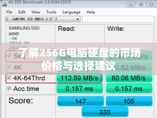 了解256G电脑硬盘的市场价格与选择建议