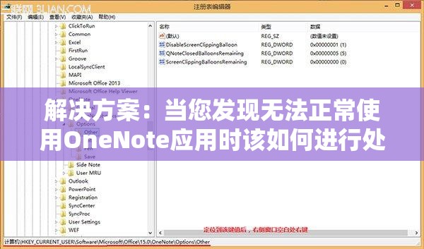 解决方案：当您发现无法正常使用OneNote应用时该如何进行处理