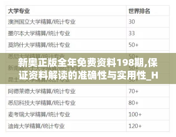 新奥正版全年免费资料198期,保证资料解读的准确性与实用性_H版.6.869