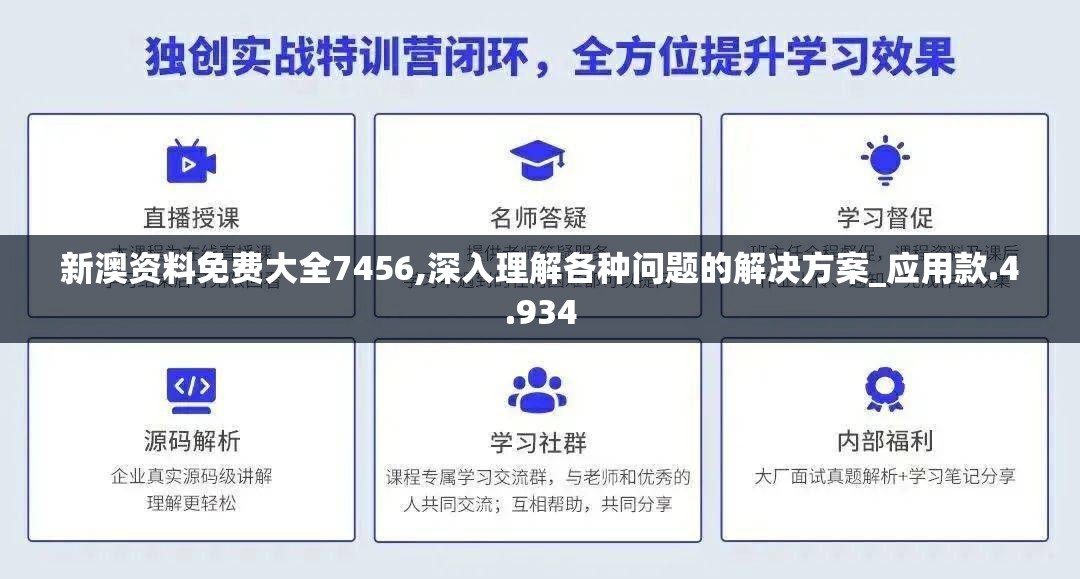 新澳资料免费大全7456,深入理解各种问题的解决方案_应用款.4.934