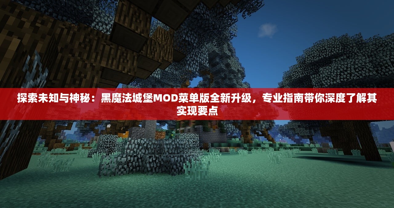 探索未知与神秘：黑魔法城堡MOD菜单版全新升级，专业指南带你深度了解其实现要点