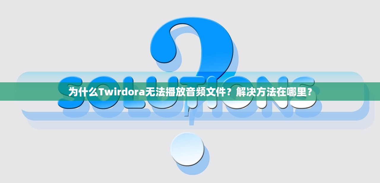 为什么Twirdora无法播放音频文件？解决方法在哪里？