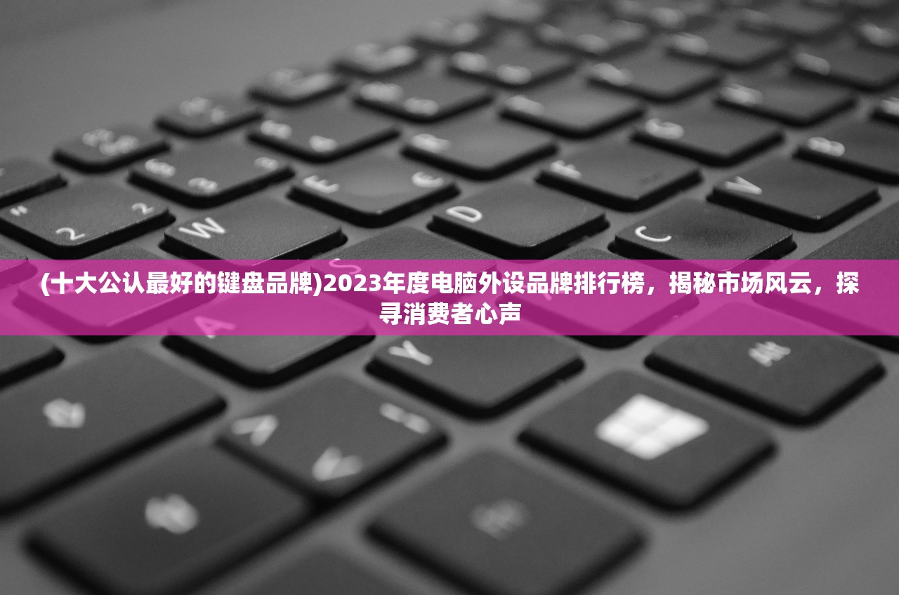 (十大公认最好的键盘品牌)2023年度电脑外设品牌排行榜，揭秘市场风云，探寻消费者心声